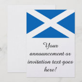 スコットランド国旗 招待状 (正面/裏面)
