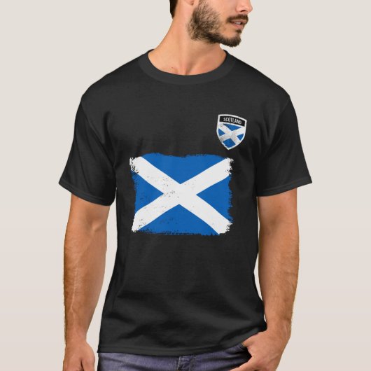 スコットランド国旗 Tシャツ (正面)