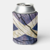 スコットランド国旗 – Tree Trunk Wood 缶クーラー (缶裏面)