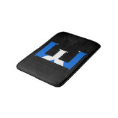 スコットランド国旗bmcntにオーバーレイされたEモノグラム バスマット (アングル)