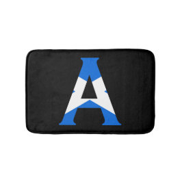 スコットランド国旗bmcntに覆われたモノグラム バスマット