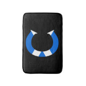 スコットランド国旗bmcntに覆われたCモノグラム バスマット (正面縦)