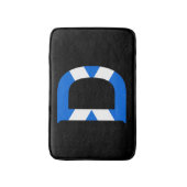 スコットランド国旗bmcntに覆われたDモノグラム バスマット (正面縦)