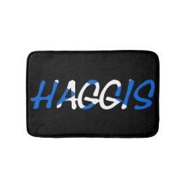 スコットランド国旗bmcntの上にハギスが重ねられる バスマット