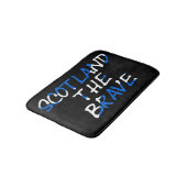 スコットランド国旗bmcntの勇敢なスコットランド バスマット (アングル)