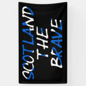 スコットランド国旗bnrcntの勇敢なスコットランド 横断幕 (縦)