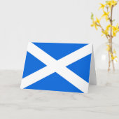 スコットランド国旗gccnt カード (黄色い花)