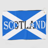 スコットランド国旗gtcnで反転 ゴルフタオル (横)