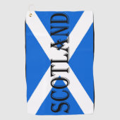 スコットランド国旗gtcntのスコットランド ゴルフタオル (正面)