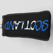 スコットランド国旗pccnに覆われたスコットランド ゴルフヘッドカバー (正面)