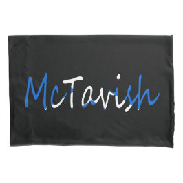 スコットランド国旗pccntに上書きされた名前 枕カバー