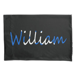 スコットランド国旗pccntに上書きされた名前 枕カバー