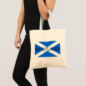 スコットランド国旗Scotland btcn トートバッグ (正面(商品))