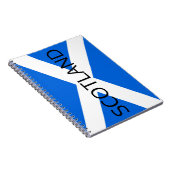 スコットランド国旗Scotland nbcnt ノートブック (右側)