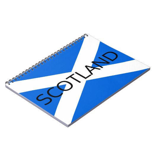 スコットランド国旗Scotland nbcnt ノートブック (左側)