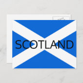 スコットランド国旗Scotland pccnt ポストカード (正面/裏面)