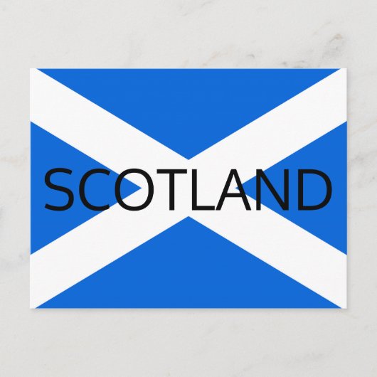 スコットランド国旗Scotland pccnt ポストカード (正面)