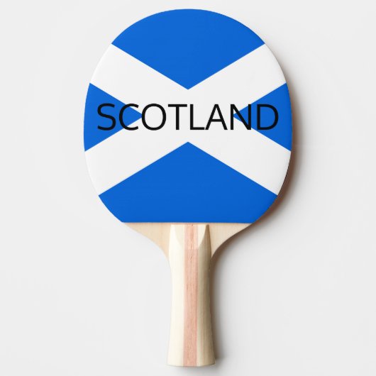 スコットランド国旗Scotland ppcnt 卓球ラケット (正面)