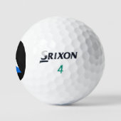 スコットランド国旗ssf gbcntに覆われたモノグラム ゴルフボール (ロゴ)