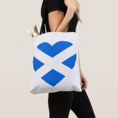 スコットランド国旗stcnt トートバッグ (クローズアップ)