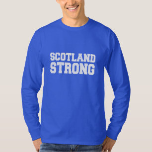 スコットランド国民投票スコットランド・オン・ブルー Tシャツ
