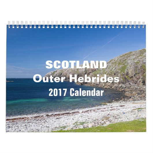 スコットランド外のHebrides カレンダー (カバー)