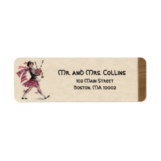 スコットランド女性ラベル ラベル