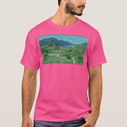スコットランド山脈アクティブ Tシャツ (正面)