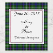 スコットランド島のワ結婚インラベルのマクドナルド ワインラベル (シングルラベル)