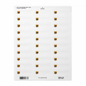 スコットランド差出人住所ラベル ラベル (フルシート)