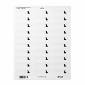 スコットランド差出人住所ラベル ラベル (フルシート)