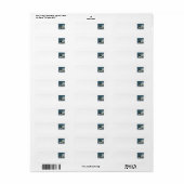 スコットランド差出人住所ラベル ラベル (フルシート)