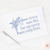 スコットランド引用文、サー・ウィリアム・ウォレス、ティスル 長方形シール (封筒)