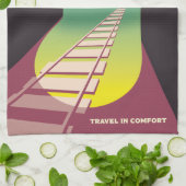 スコットランド心地よい旅行 キッチンタオル (折り畳み)