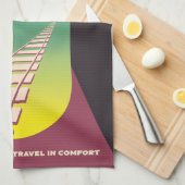 スコットランド心地よい旅行 キッチンタオル (四つ折り)