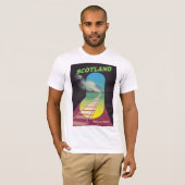 スコットランド心地よい旅行 Tシャツ (正面フル)