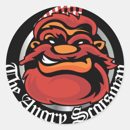 スコットランド怒人は ラウンドシール (正面)