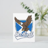 スコットランド旅行のロゴ シーズンポストカード (スタンド正面)