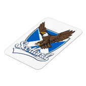 スコットランド旅行のロゴ マグネット (左側)