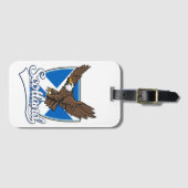 スコットランド旅行のロゴ ラゲッジタグ (正面横)