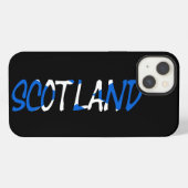 スコットランド柄のiPhoneケース iPhoneケース (裏面横)