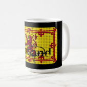 スコットランド標準国旗m コーヒーマグカップ (正面右)