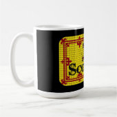 スコットランド標準国旗m コーヒーマグカップ (左)