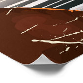 スコットランド機関車の旅行ポスター ポスター (角)