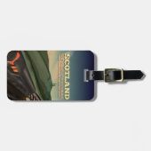 スコットランド機関車旅行ポスター ラゲッジタグ (正面横)