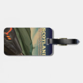 スコットランド機関車旅行ポスター ラゲッジタグ (裏面横)