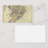 スコットランド歴史地図氏族 名刺 (正面/裏面)