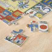 スコットランド歴史地図 ジグソーパズル (側面)