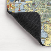 スコットランド歴史地図 マウスパッド (コーナー)