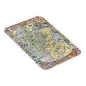 スコットランド歴史地図 マグネット (右側)